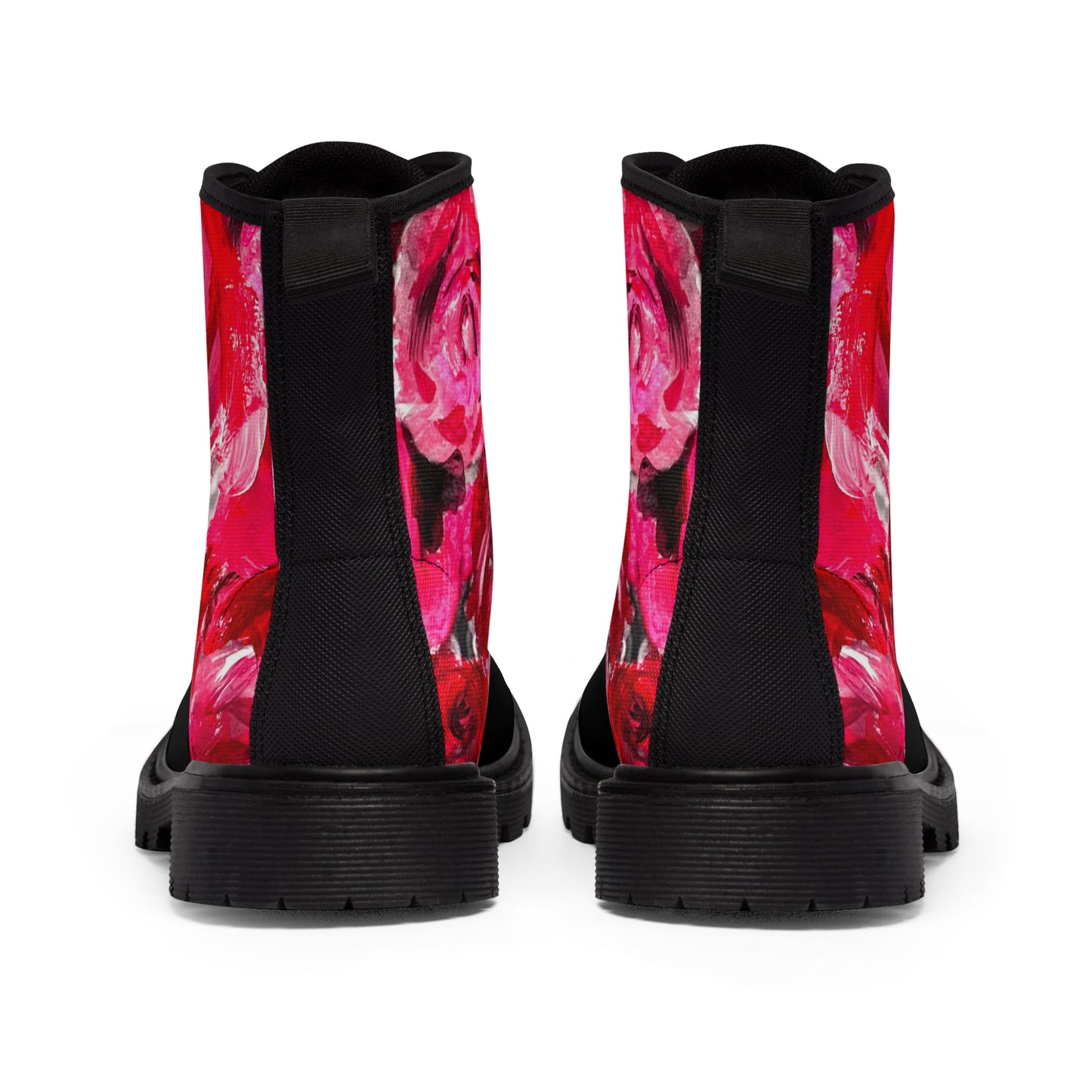 A pair of Women's Canvas Boots Swag Roses