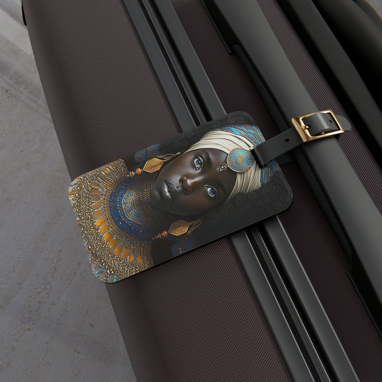 Princess Mittie Serengeti Luggage Tag