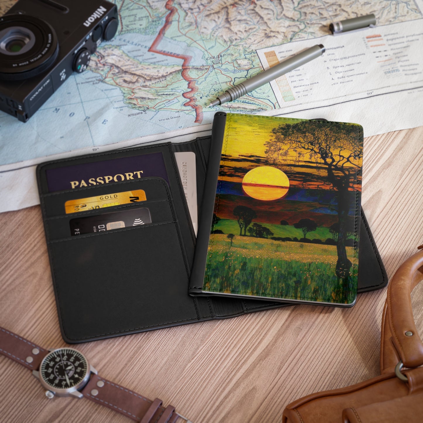 Serengeti Sunset Passport Cover