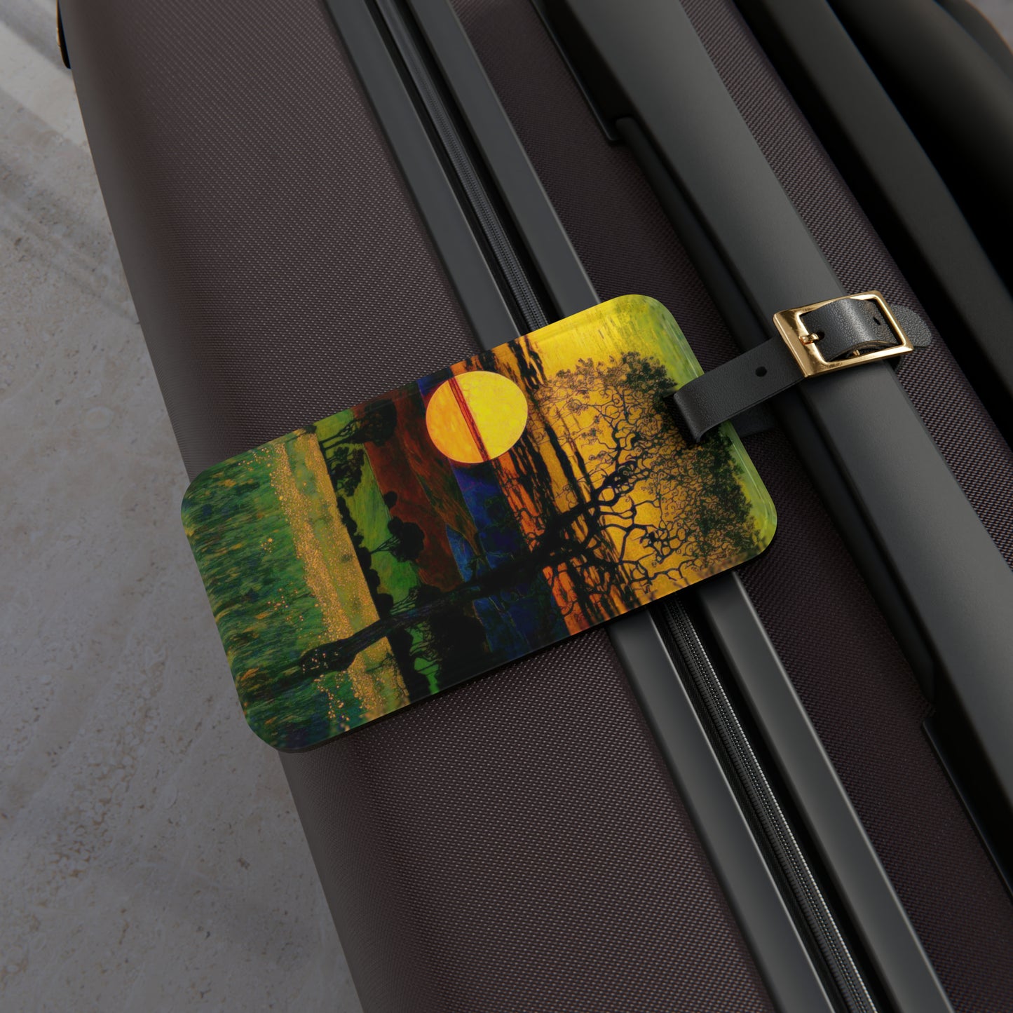 Serengeti Sunset Luggage Tag