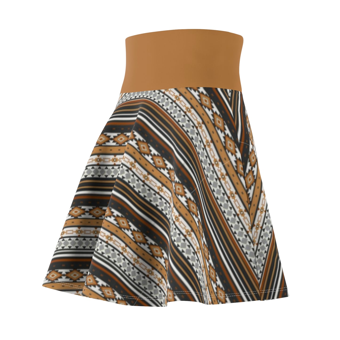 Mojave Sand Women's Skater Skirt (AOP)