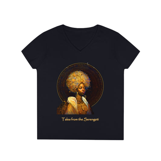 Tales of the Serengeti Haditha Ladies' V-Neck T-Shirt