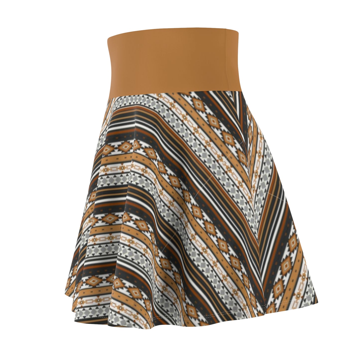 Mojave Sand Women's Skater Skirt (AOP)