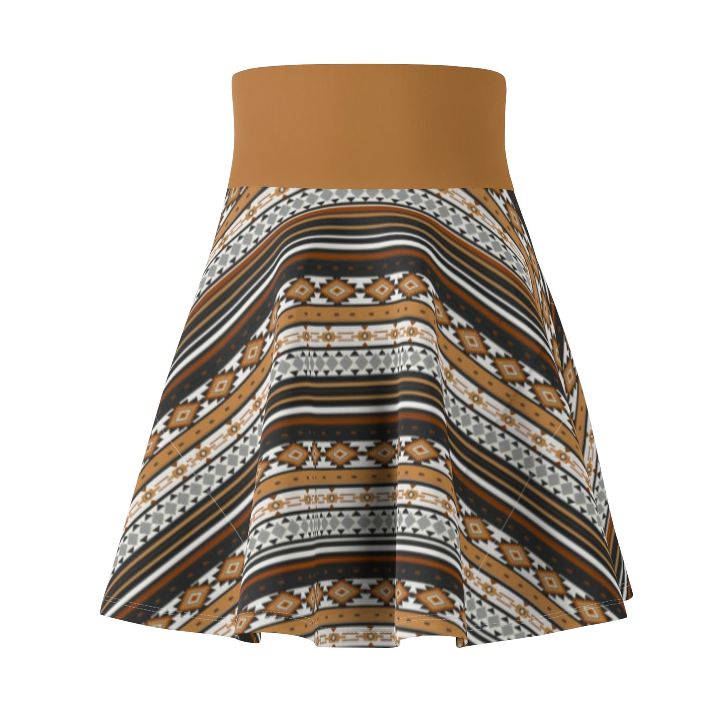 Mojave Sand Women's Skater Skirt (AOP)