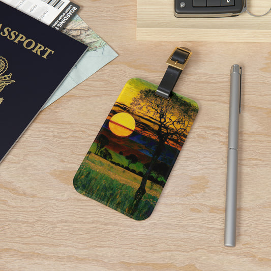 Serengeti Sunset Luggage Tag