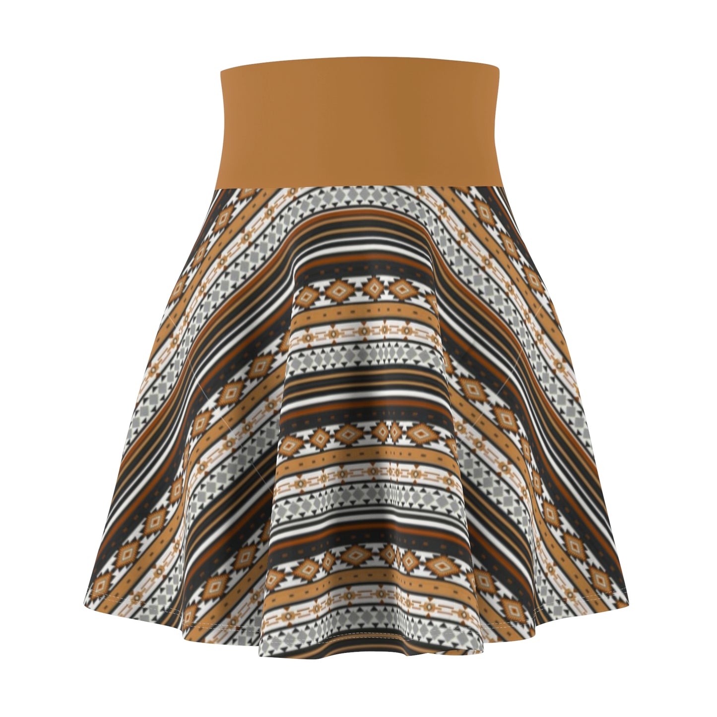 Mojave Sand Women's Skater Skirt (AOP)