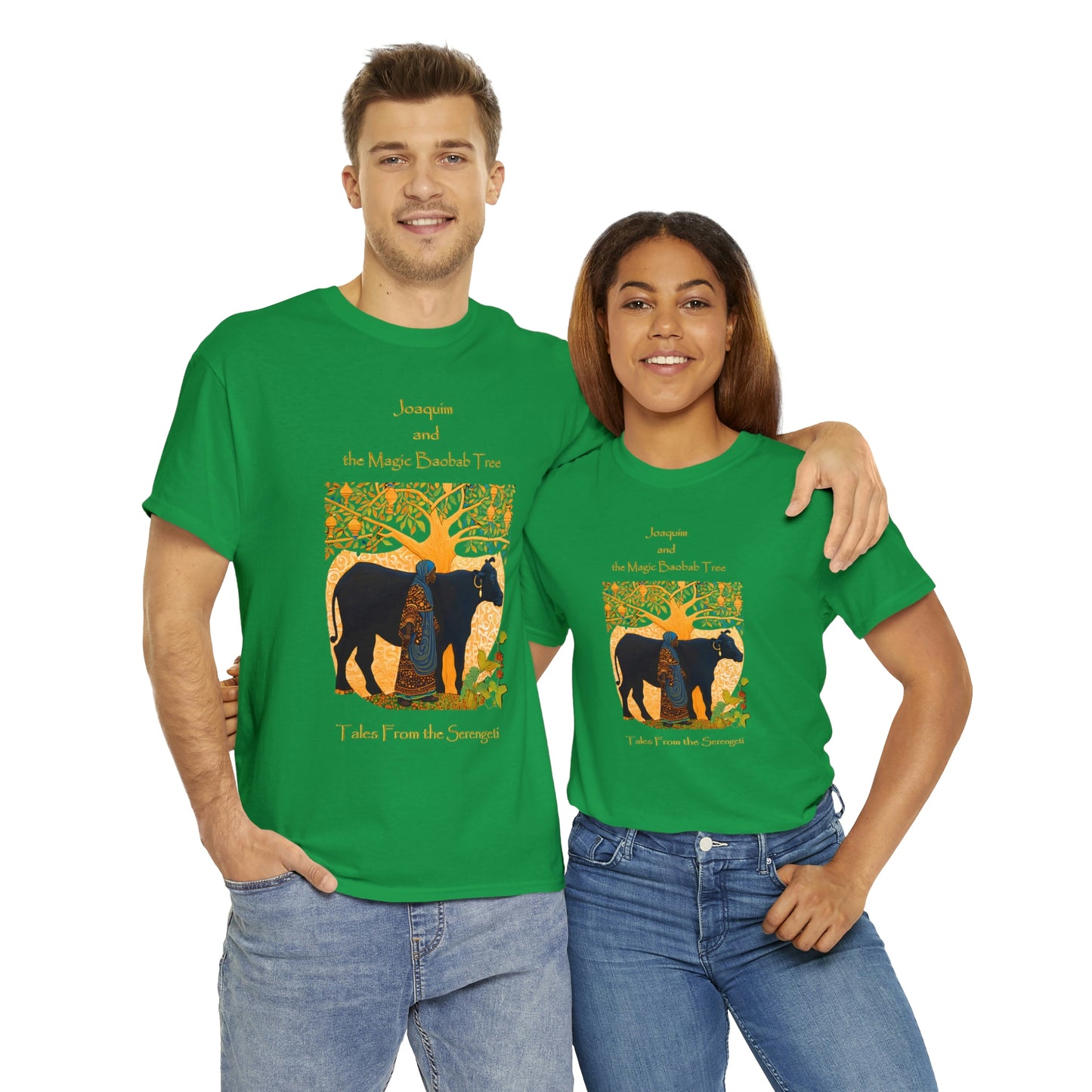 Unisex Heavy Cotton Tee from our From our book series Tales from the Serengeti by Robert Roberson