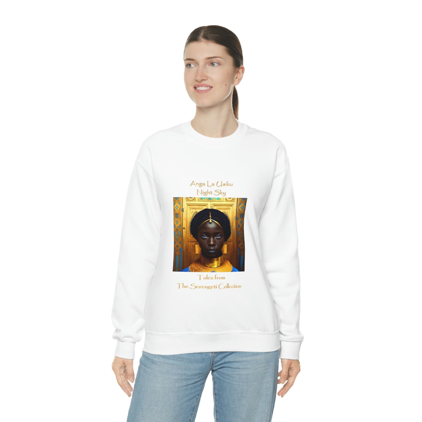 Unisex Heavy Blend™ Crewneck Sweatshirt - Tales from the Serengeti