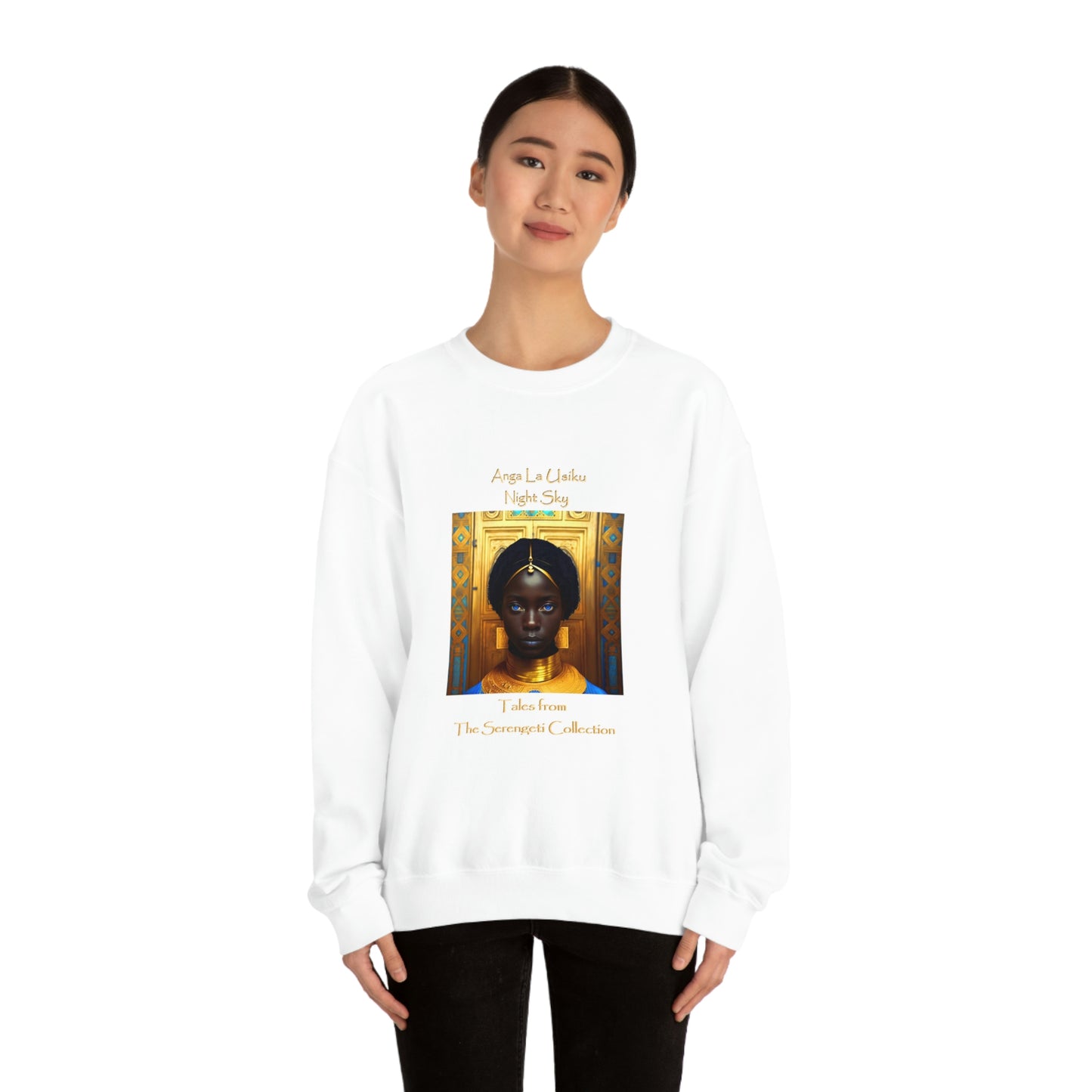 Unisex Heavy Blend™ Crewneck Sweatshirt - Tales from the Serengeti