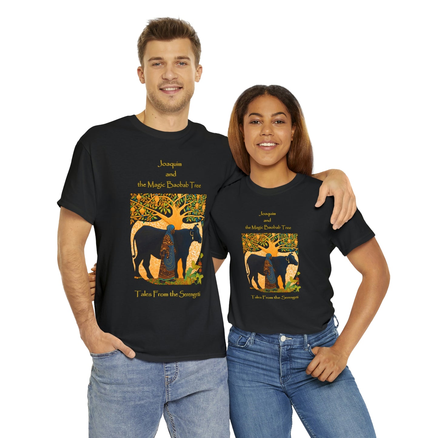 Unisex Heavy Cotton Tee from our From our book series Tales from the Serengeti by Robert Roberson