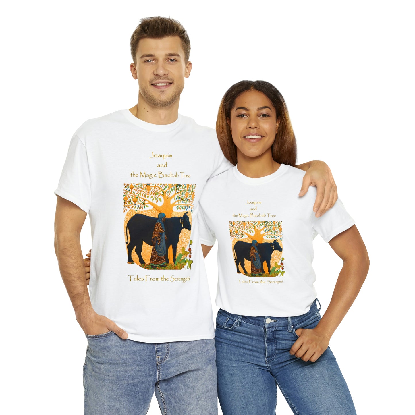 Unisex Heavy Cotton Tee from our From our book series Tales from the Serengeti by Robert Roberson