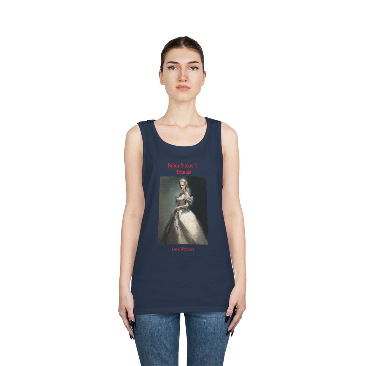 Unisex Heavy Cotton Tank Top -Dracula