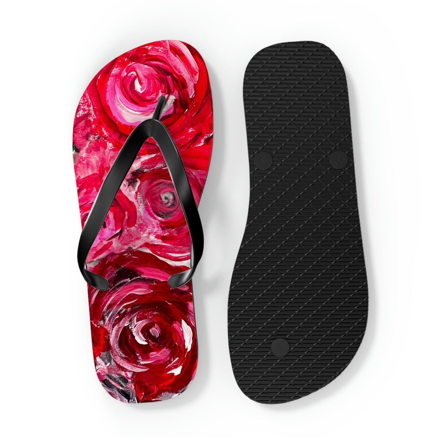 Flip Flops - Roses