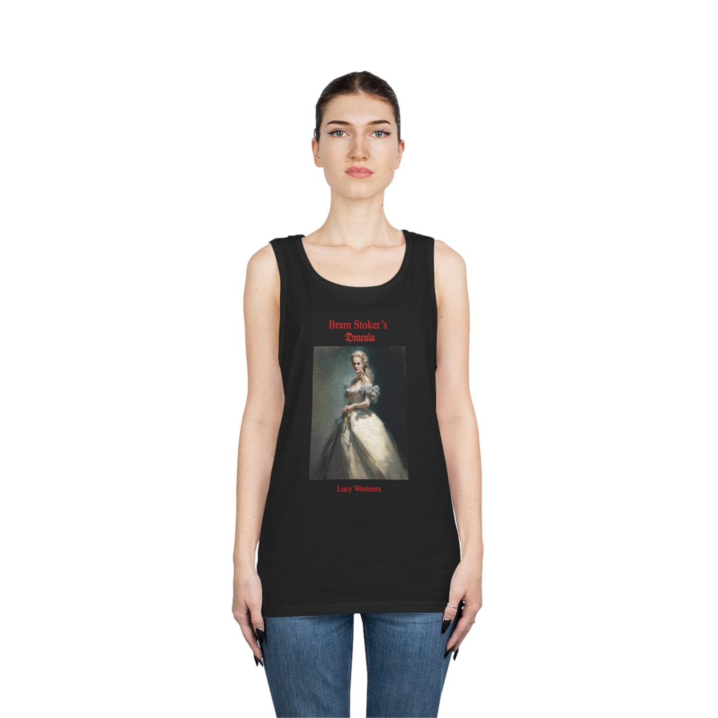 Unisex Heavy Cotton Tank Top -Dracula