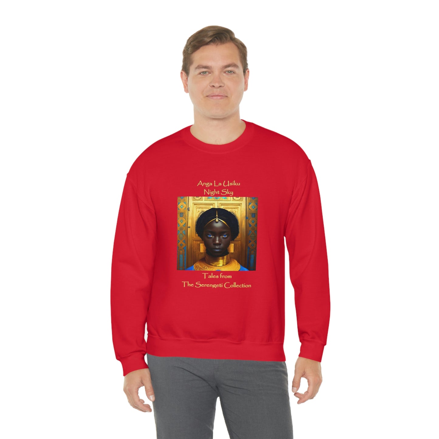 Unisex Heavy Blend™ Crewneck Sweatshirt - Tales from the Serengeti