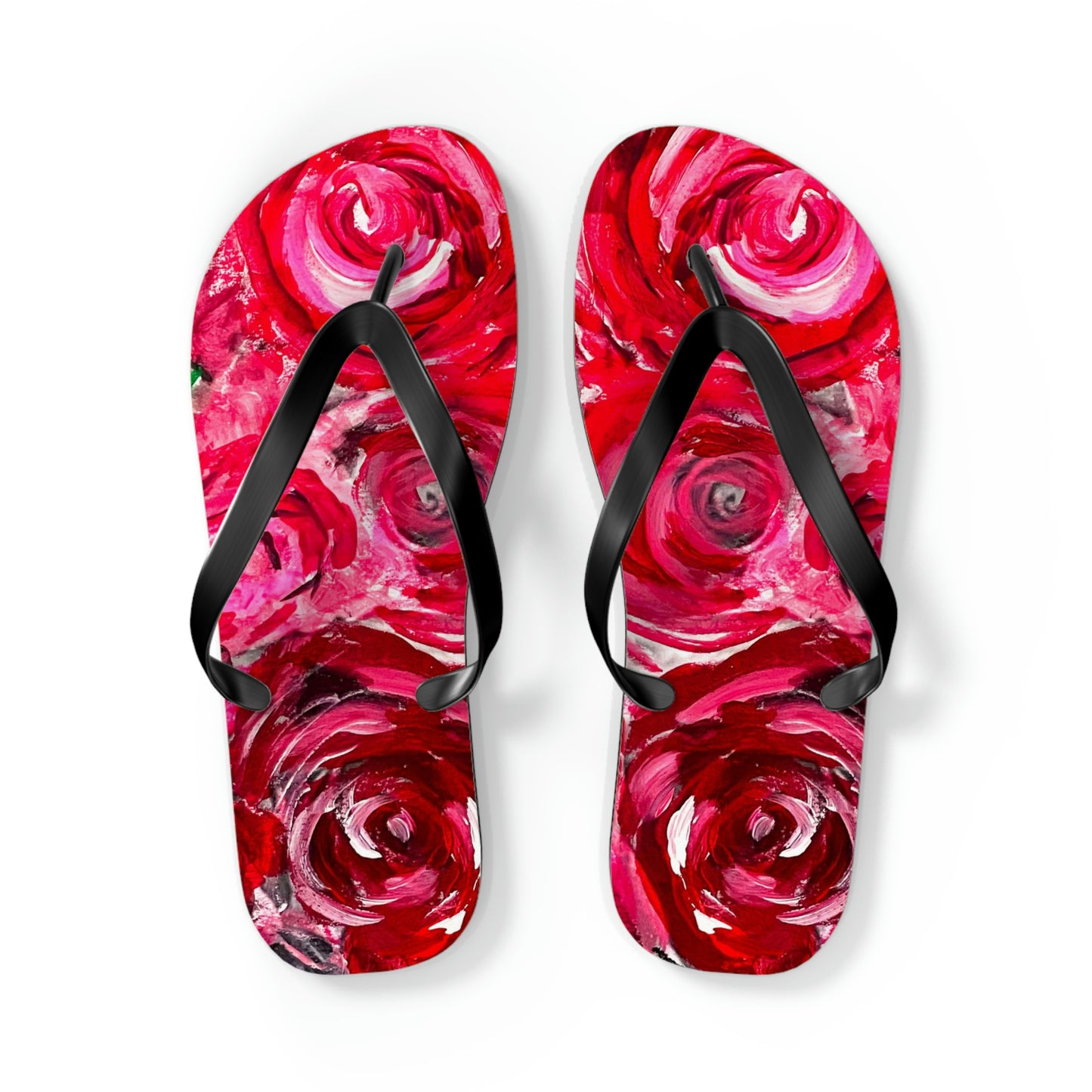 Flip Flops - Roses