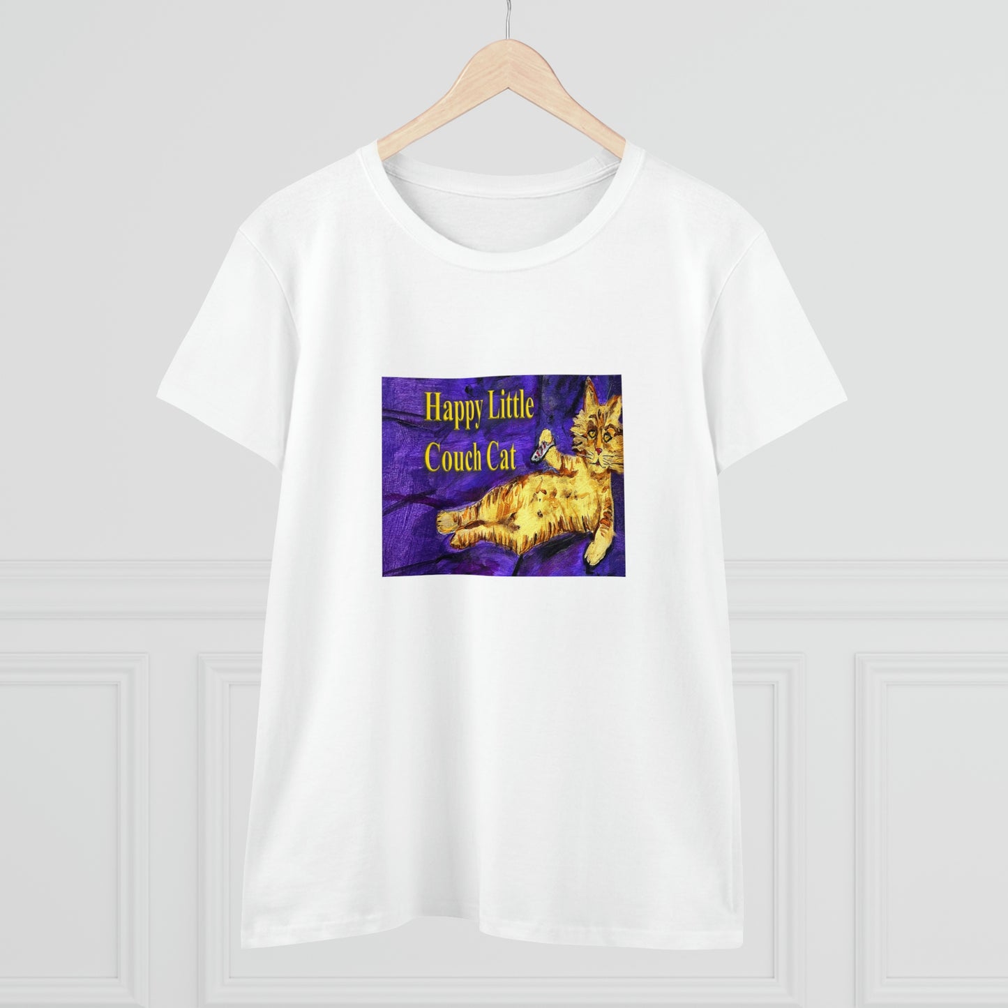 Women's Midweight Cotton Tee - Peter the Great is Overweight