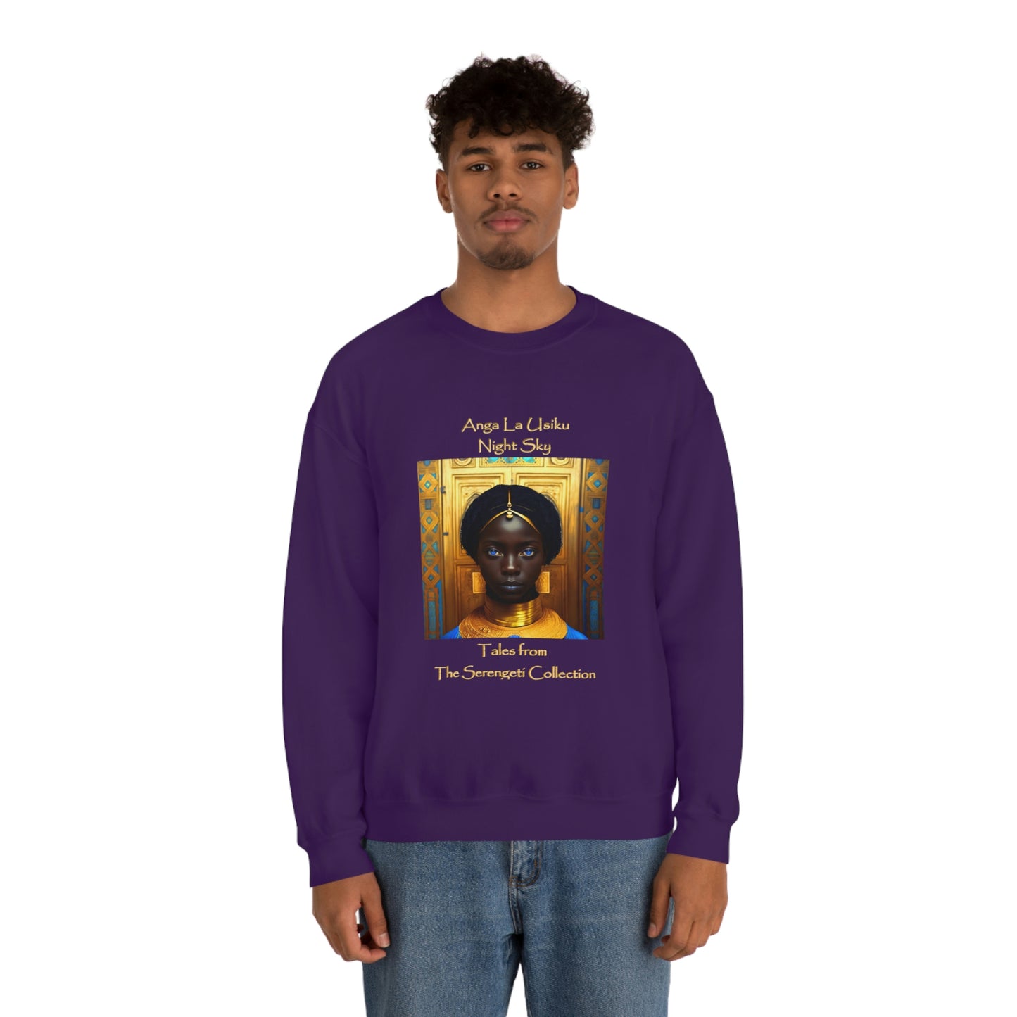 Unisex Heavy Blend™ Crewneck Sweatshirt - Tales from the Serengeti