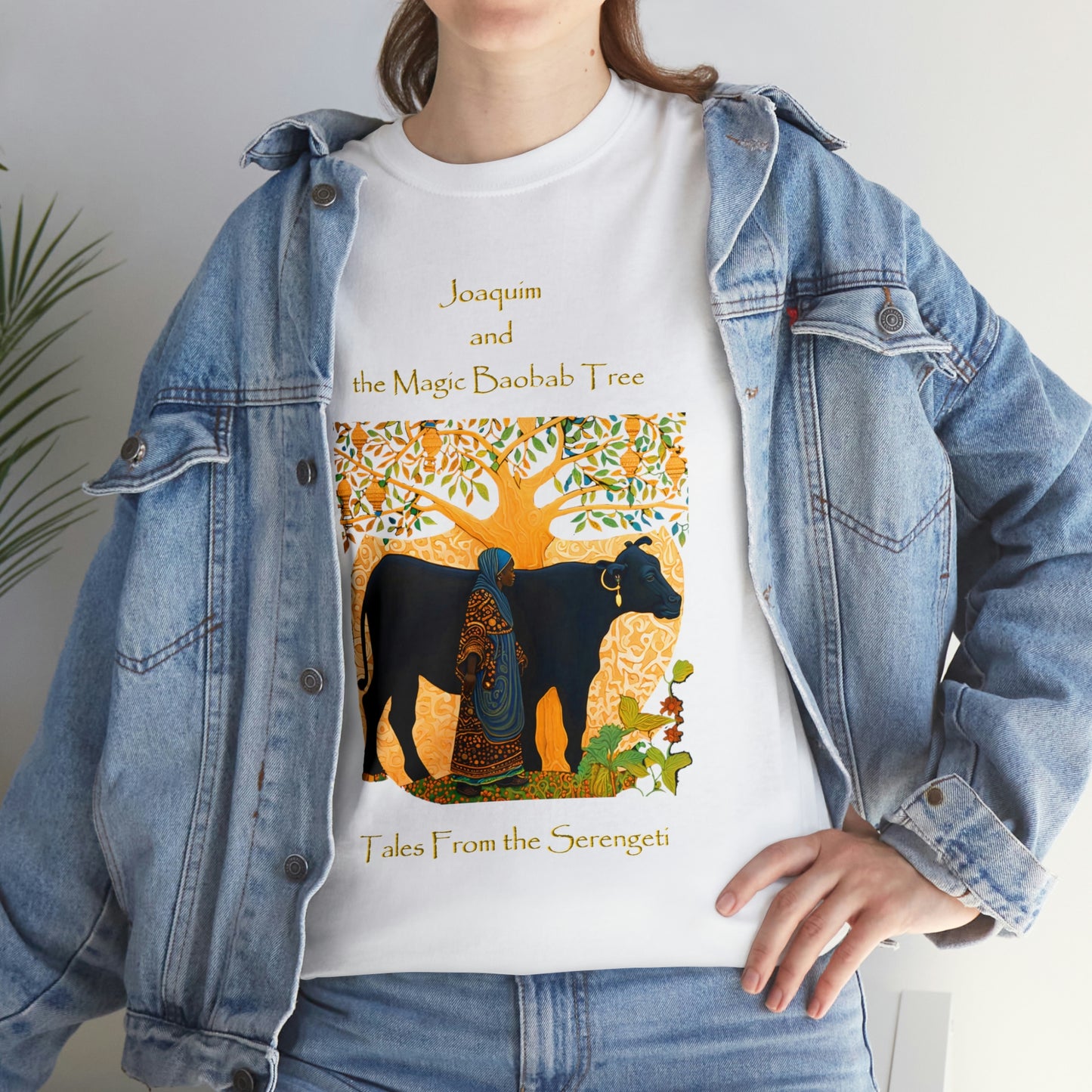 Unisex Heavy Cotton Tee from our From our book series Tales from the Serengeti by Robert Roberson