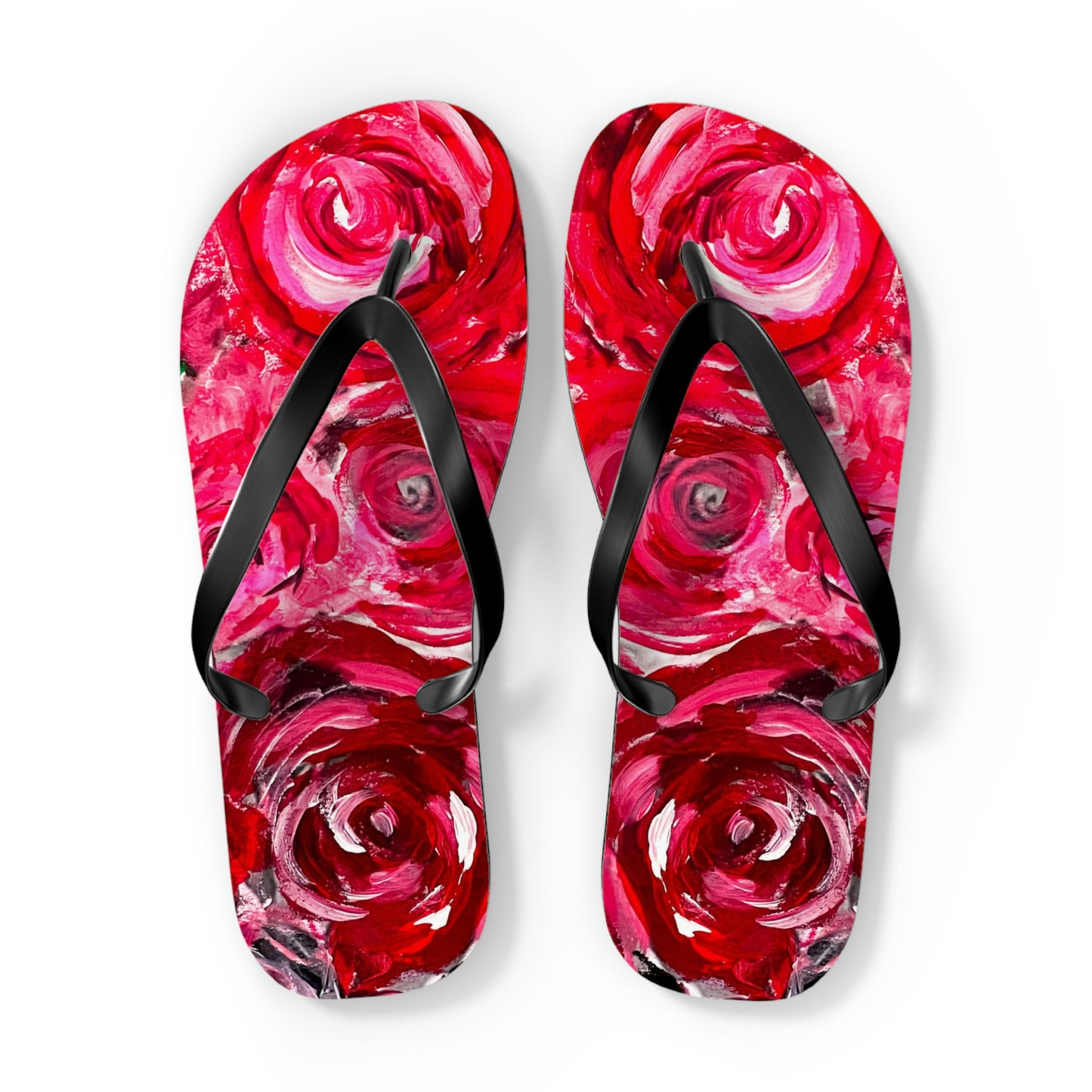 Flip Flops - Roses