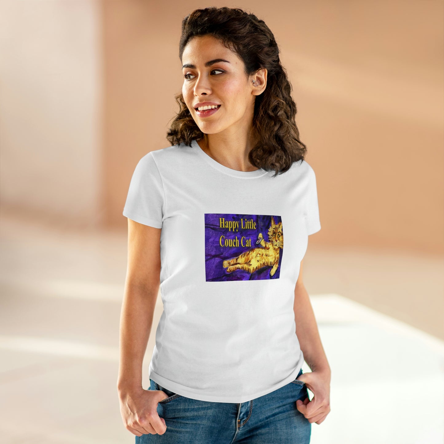 Women's Midweight Cotton Tee - Peter the Great is Overweight