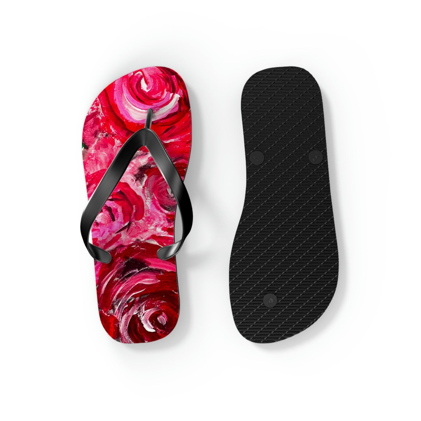 Flip Flops - Roses