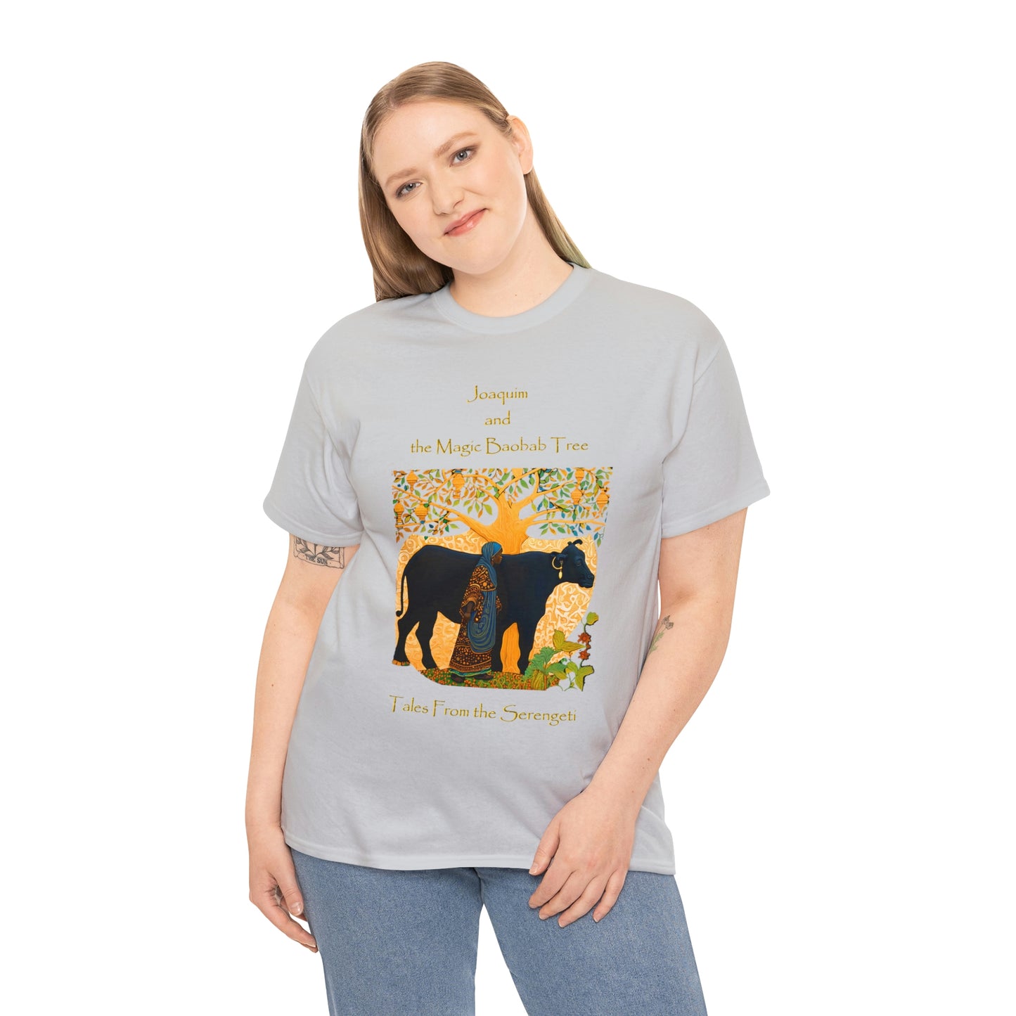 Unisex Heavy Cotton Tee from our From our book series Tales from the Serengeti by Robert Roberson