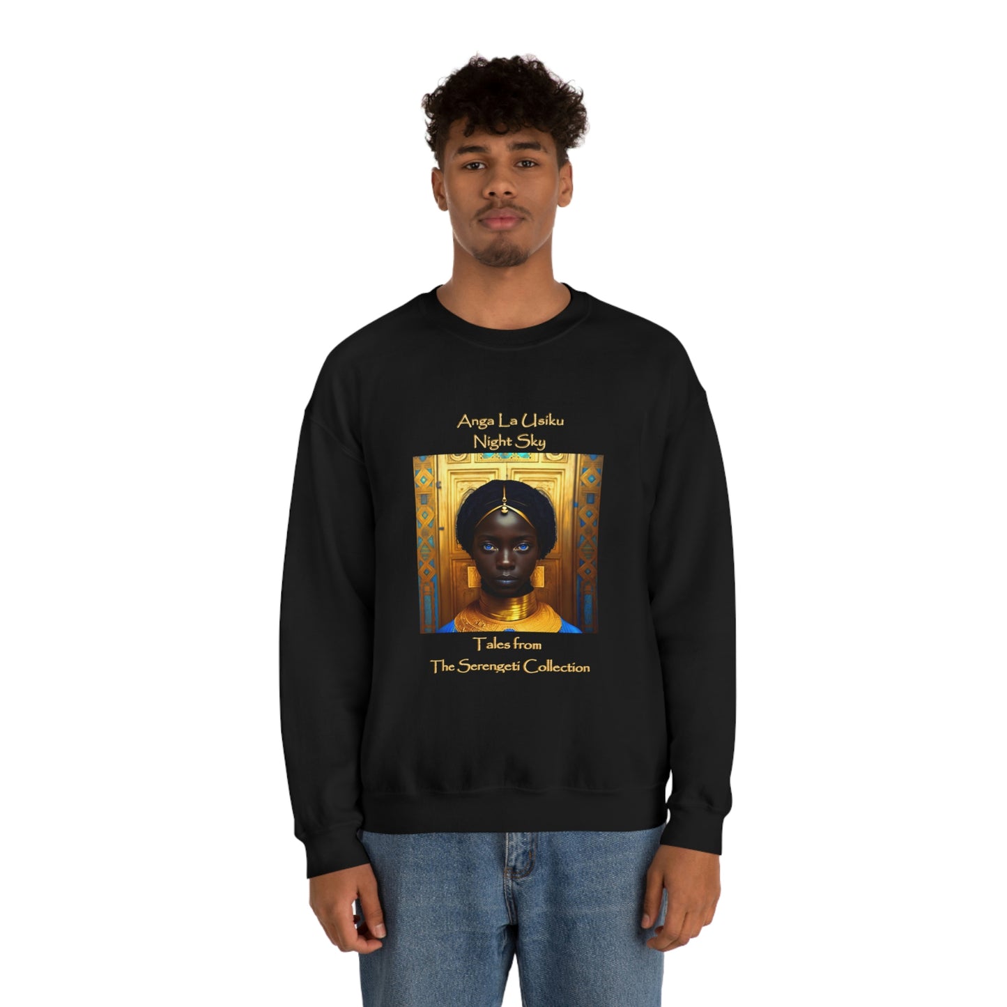 Unisex Heavy Blend™ Crewneck Sweatshirt - Tales from the Serengeti