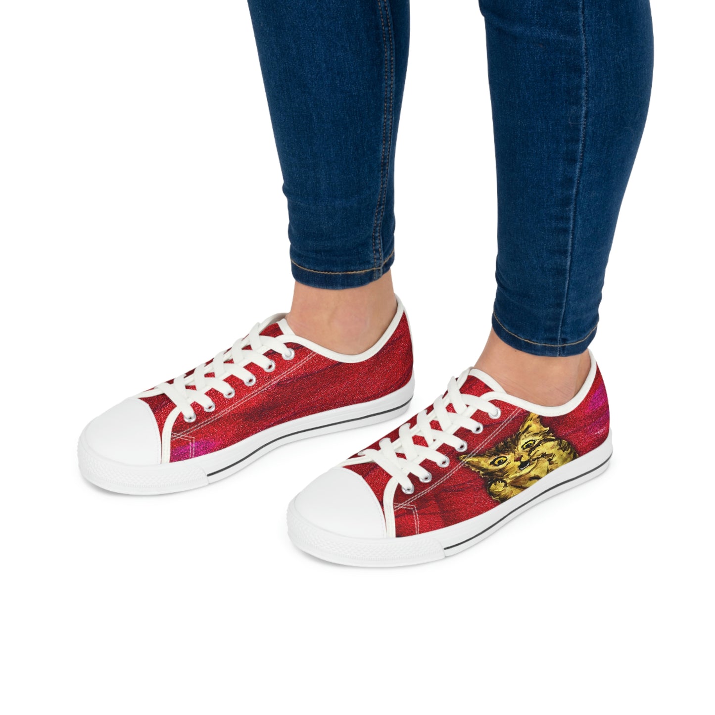 Women's Low Top Sneakers - Peter the Great is Overweight