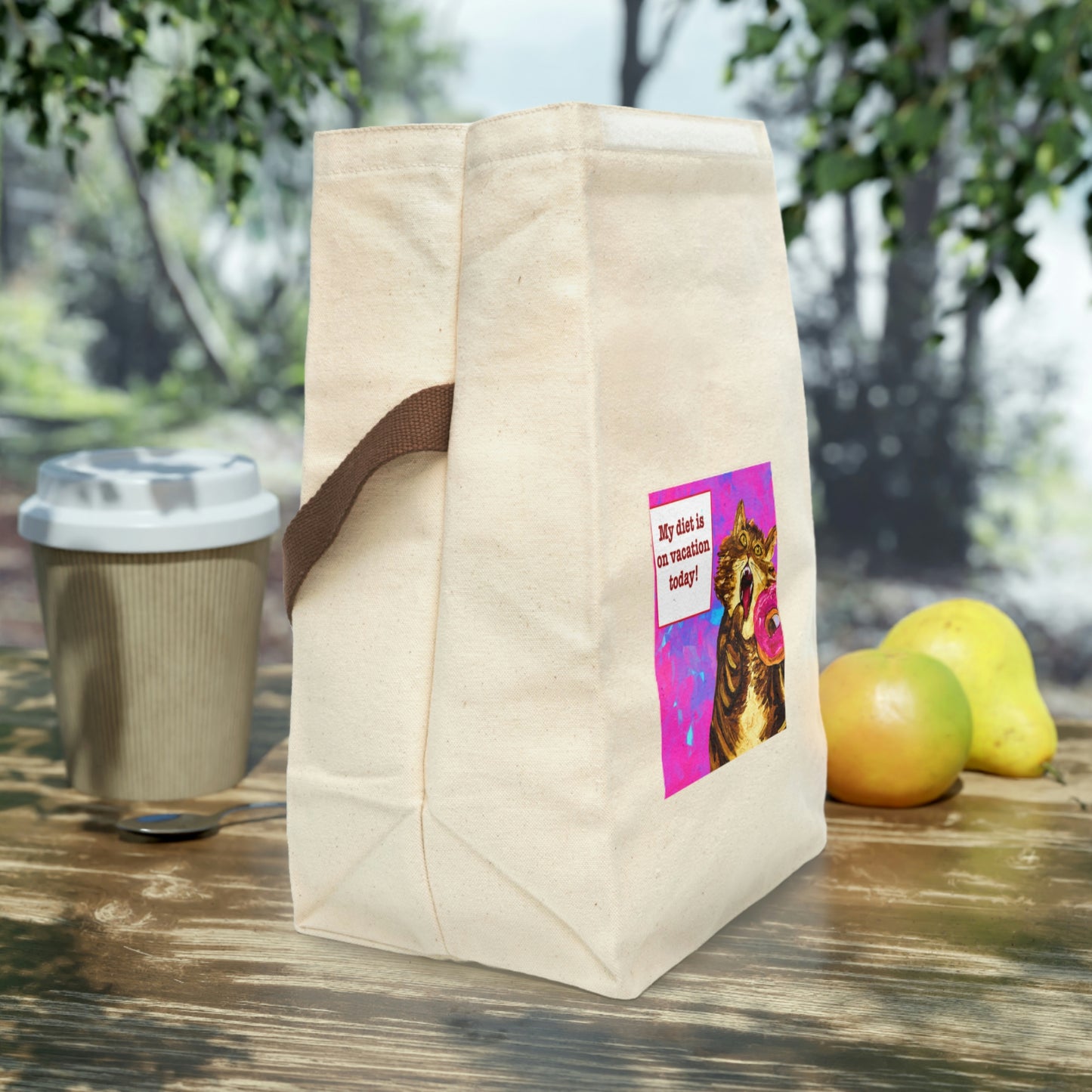 Canvas Lunch Bag With Strap from Peter the Great is Overweight