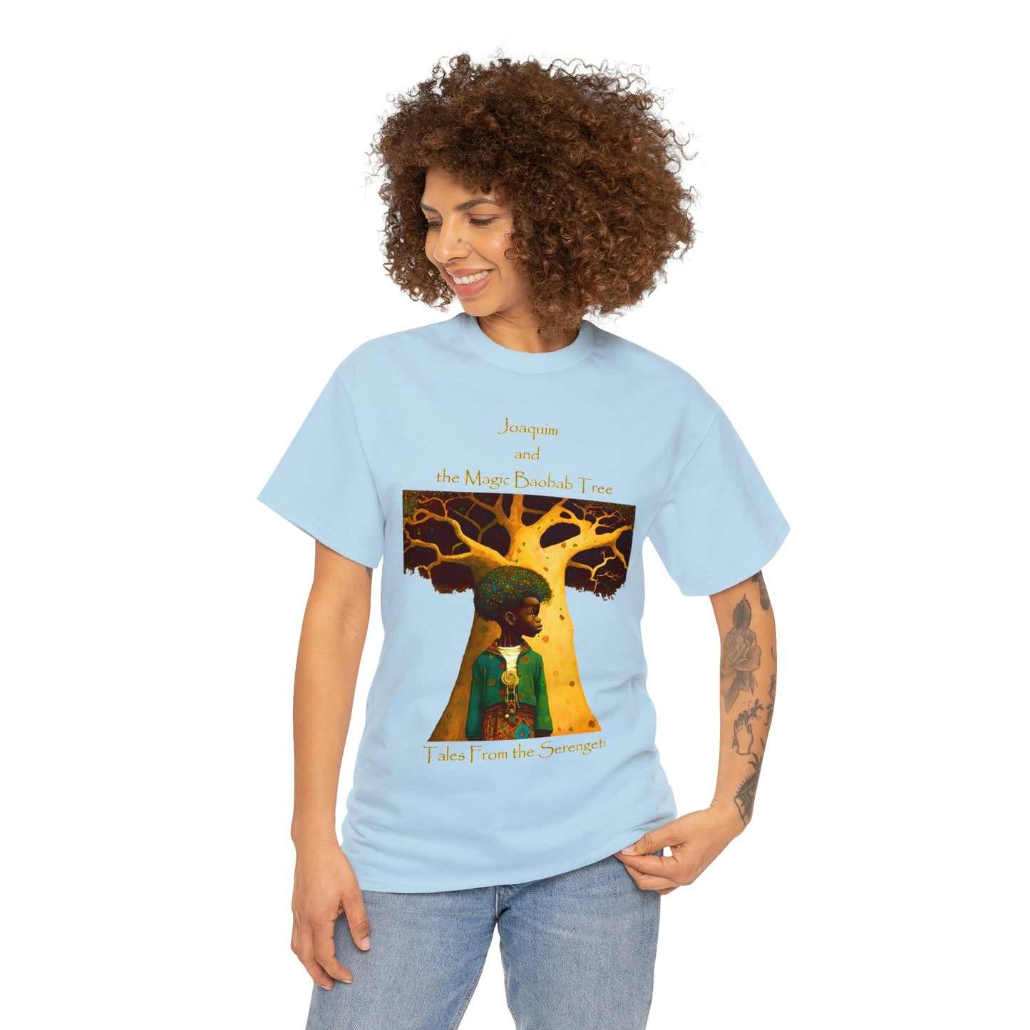 Unisex Heavy Cotton Tee - Tales from the Serengeti