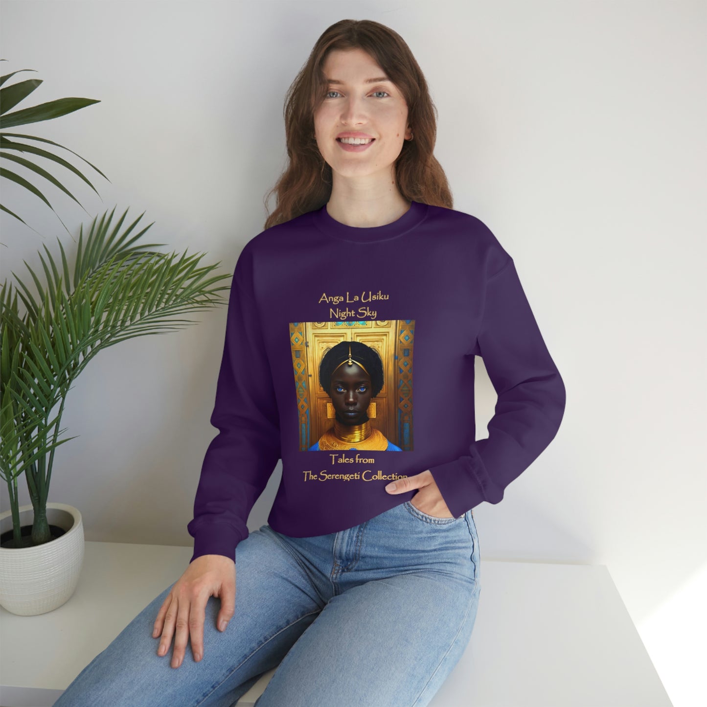 Unisex Heavy Blend™ Crewneck Sweatshirt - Tales from the Serengeti