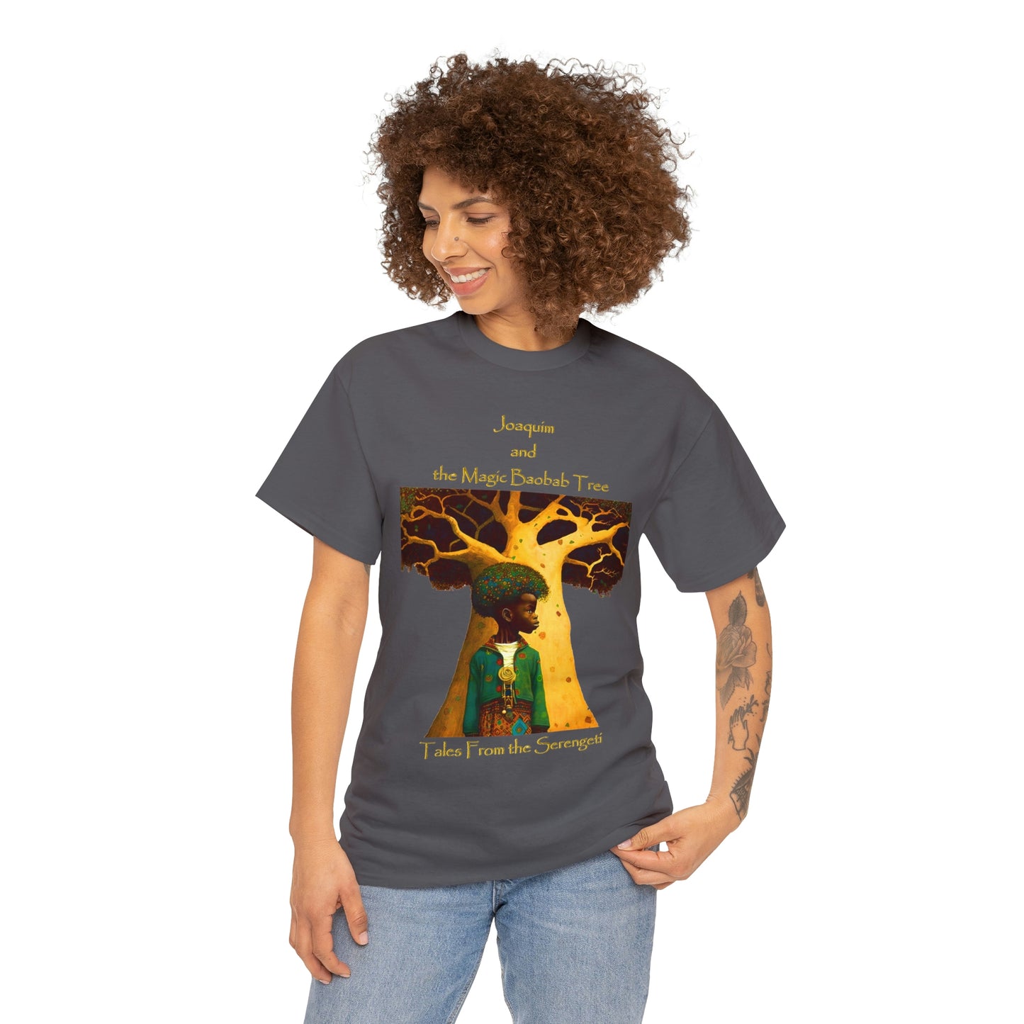 Unisex Heavy Cotton Tee - Tales from the Serengeti