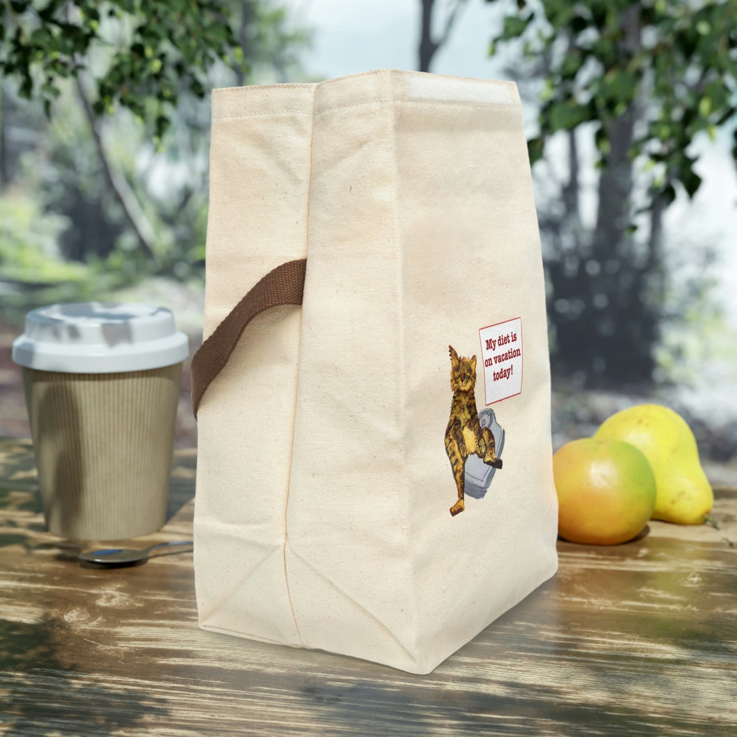 Canvas Lunch Bag With Strap- from Peter the Great is Overweight