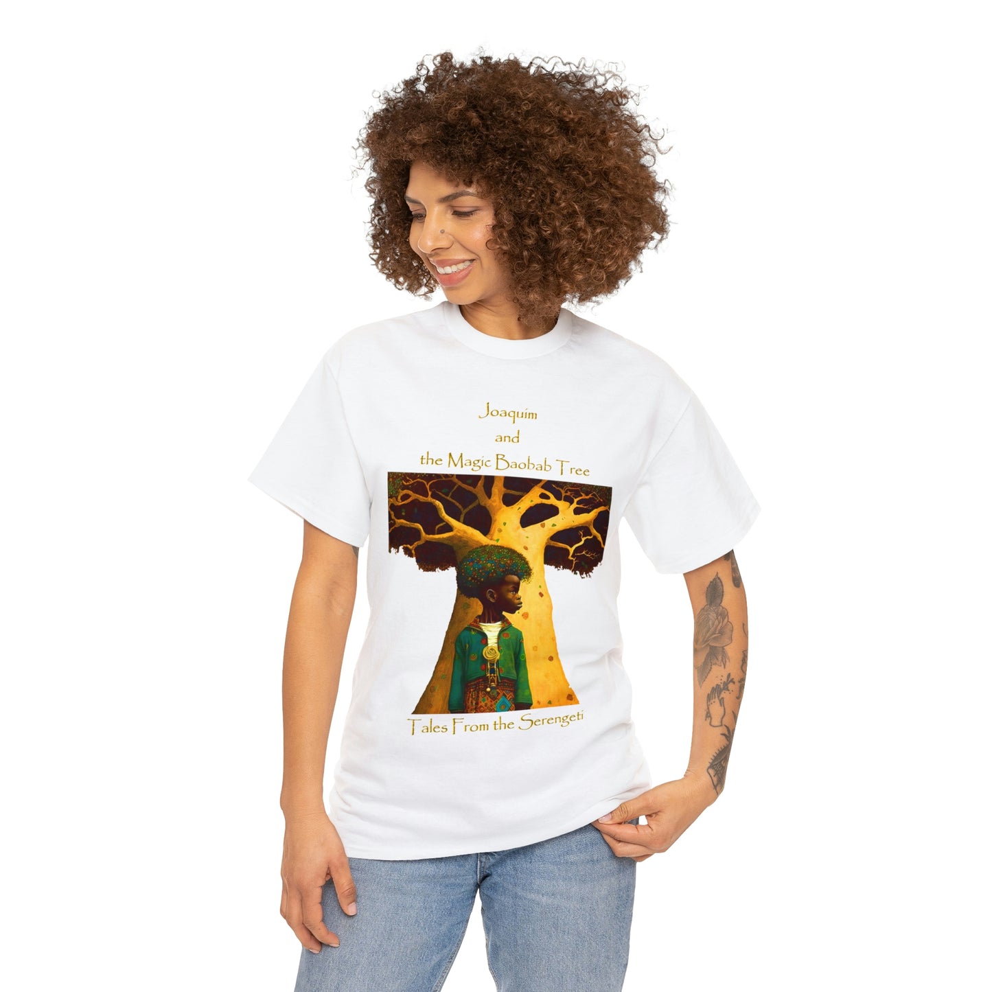 Unisex Heavy Cotton Tee - Tales from the Serengeti