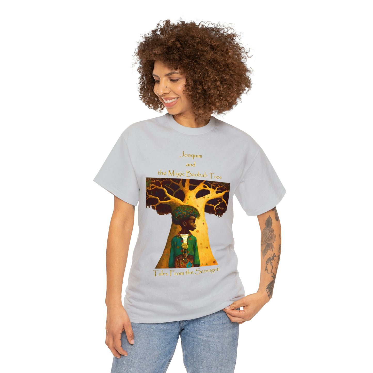 Unisex Heavy Cotton Tee - Tales from the Serengeti