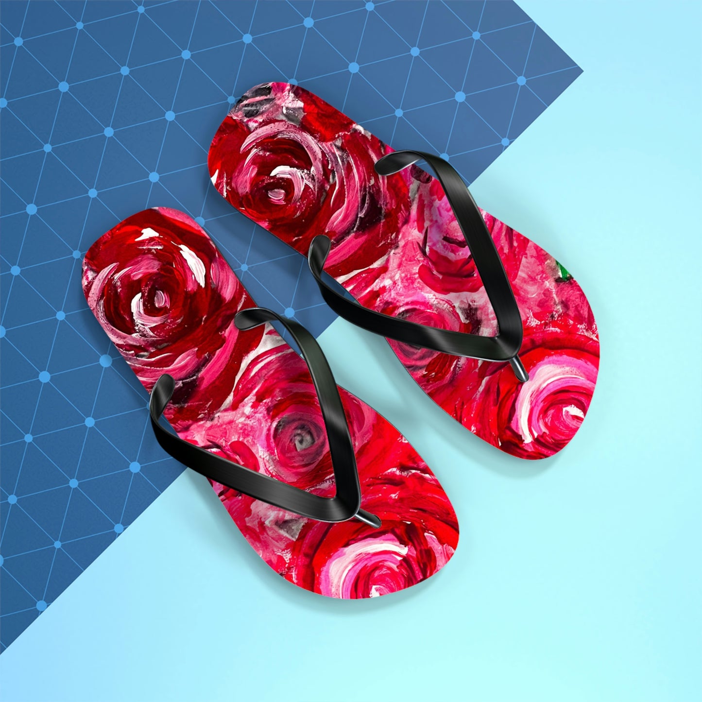 Flip Flops - Roses