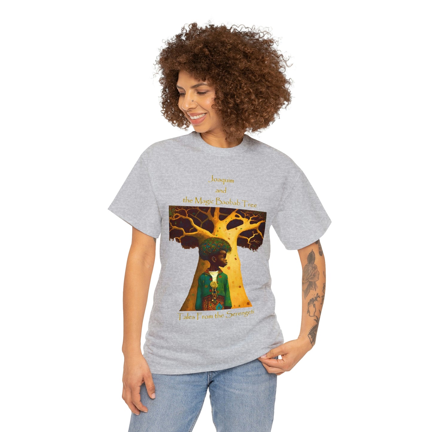 Unisex Heavy Cotton Tee - Tales from the Serengeti