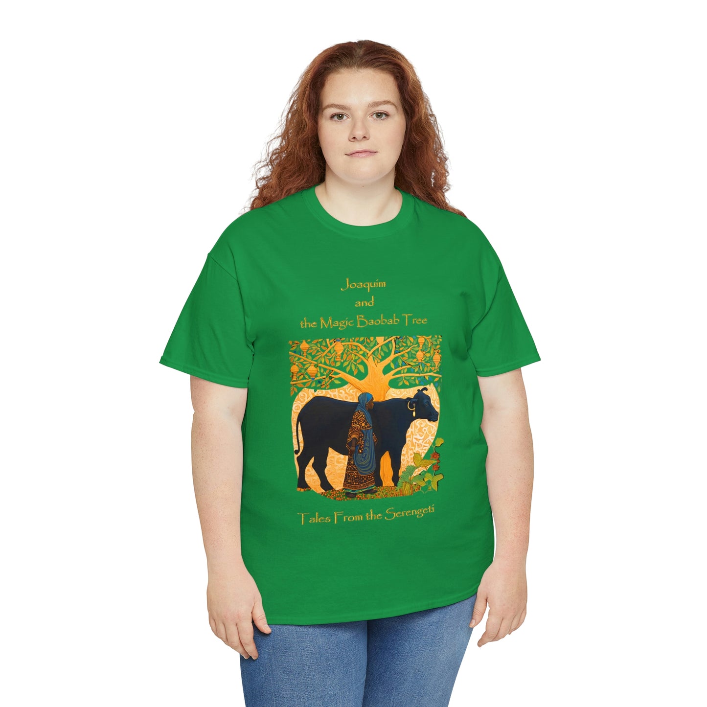 Unisex Heavy Cotton Tee from our From our book series Tales from the Serengeti by Robert Roberson