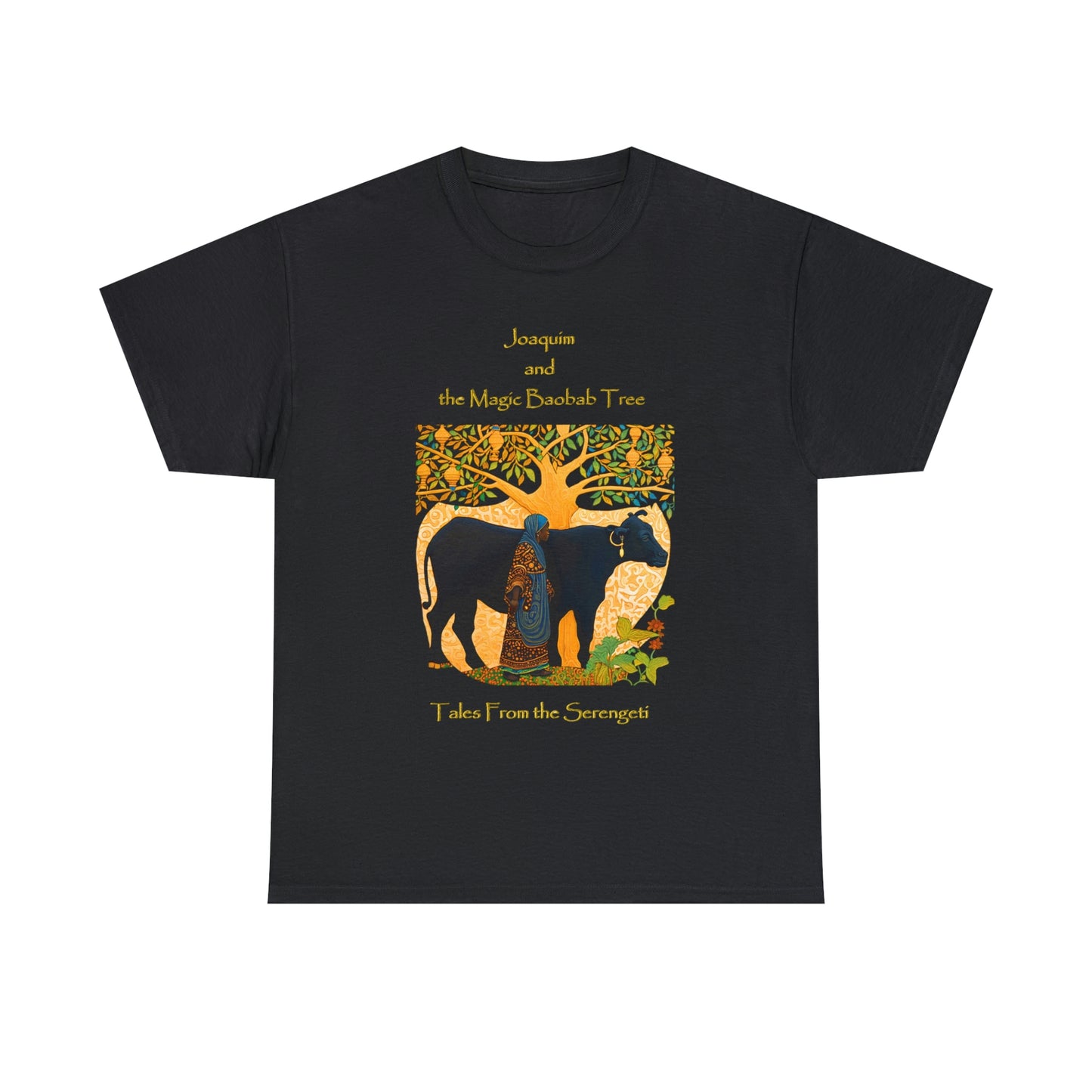 Unisex Heavy Cotton Tee from our From our book series Tales from the Serengeti by Robert Roberson