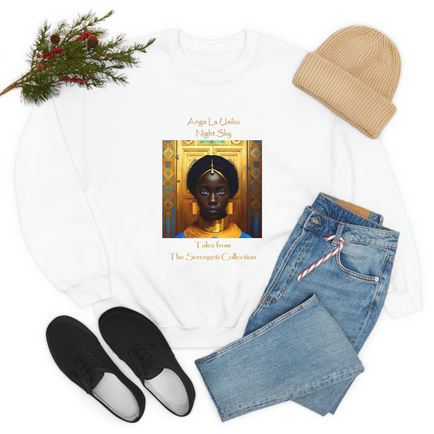 Unisex Heavy Blend™ Crewneck Sweatshirt - Tales from the Serengeti