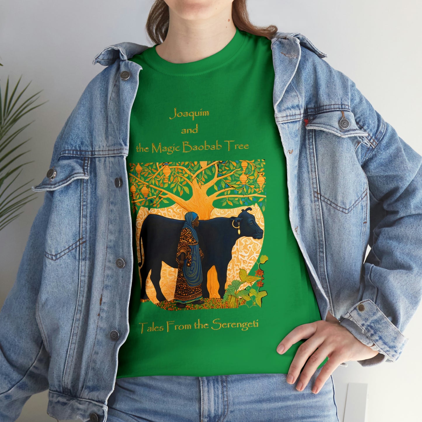 Unisex Heavy Cotton Tee from our From our book series Tales from the Serengeti by Robert Roberson