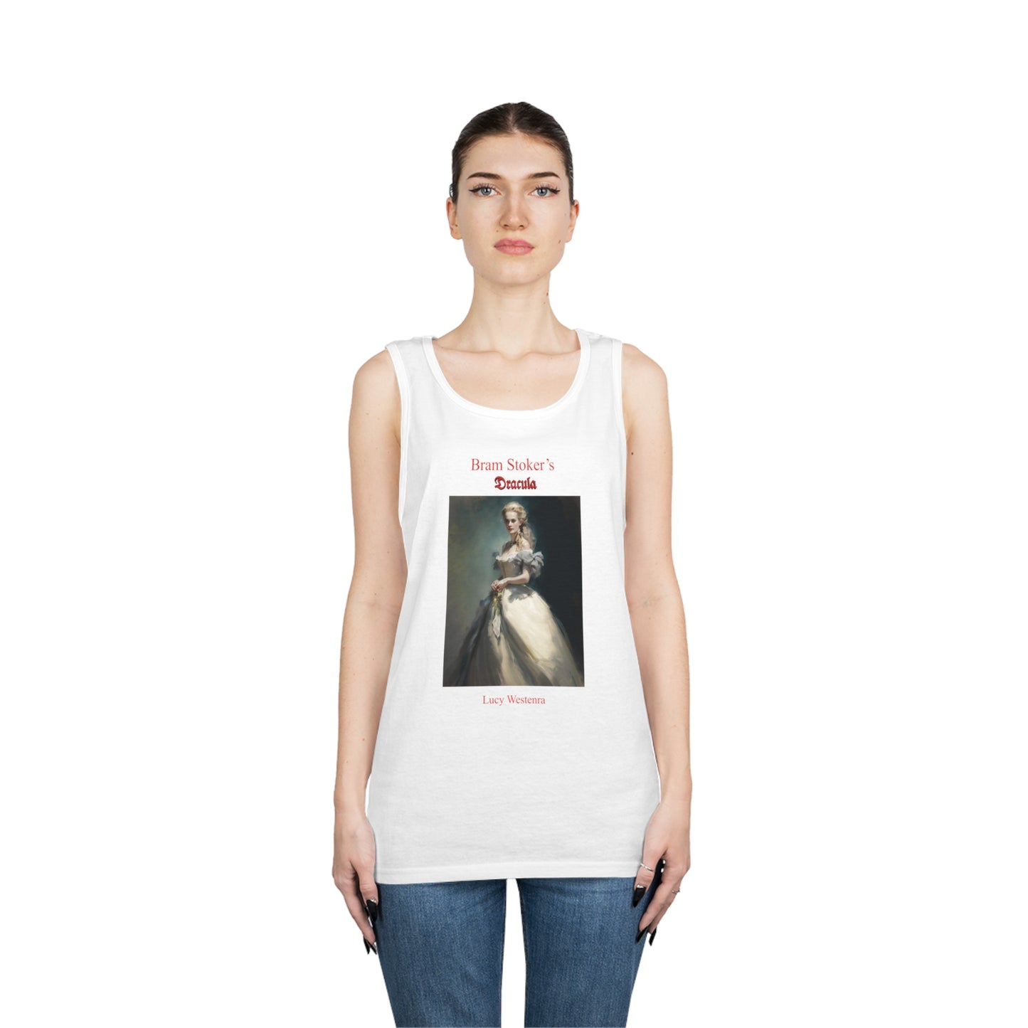 Unisex Heavy Cotton Tank Top -Dracula