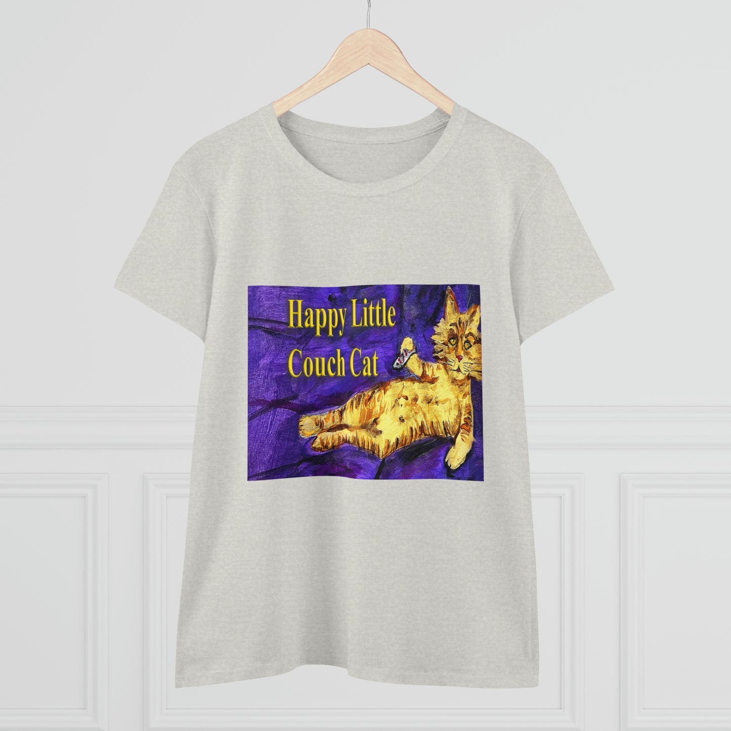 Women's Midweight Cotton Tee - Peter the Great is Overweight