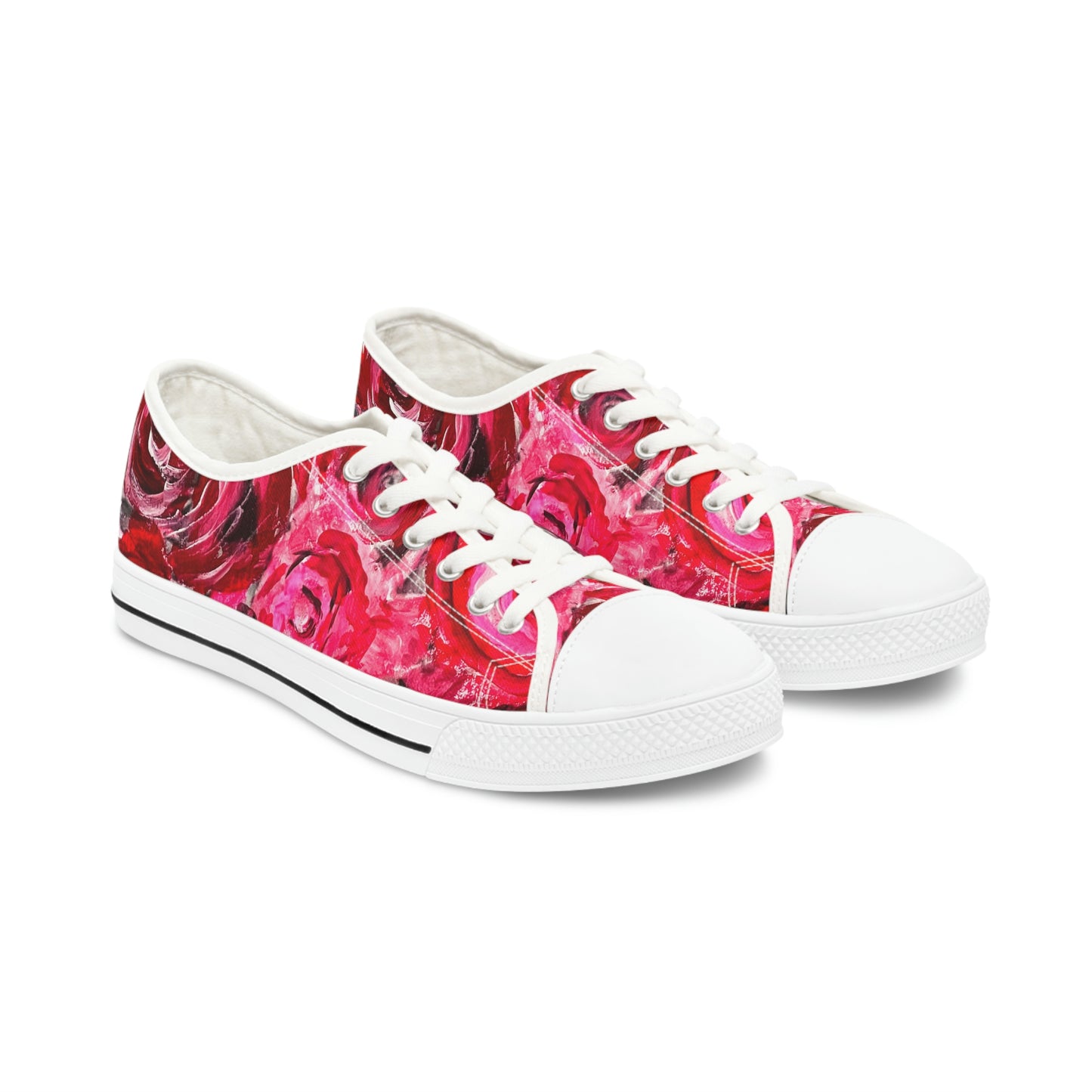 Women's Low Top Sneakers - Swag Roses