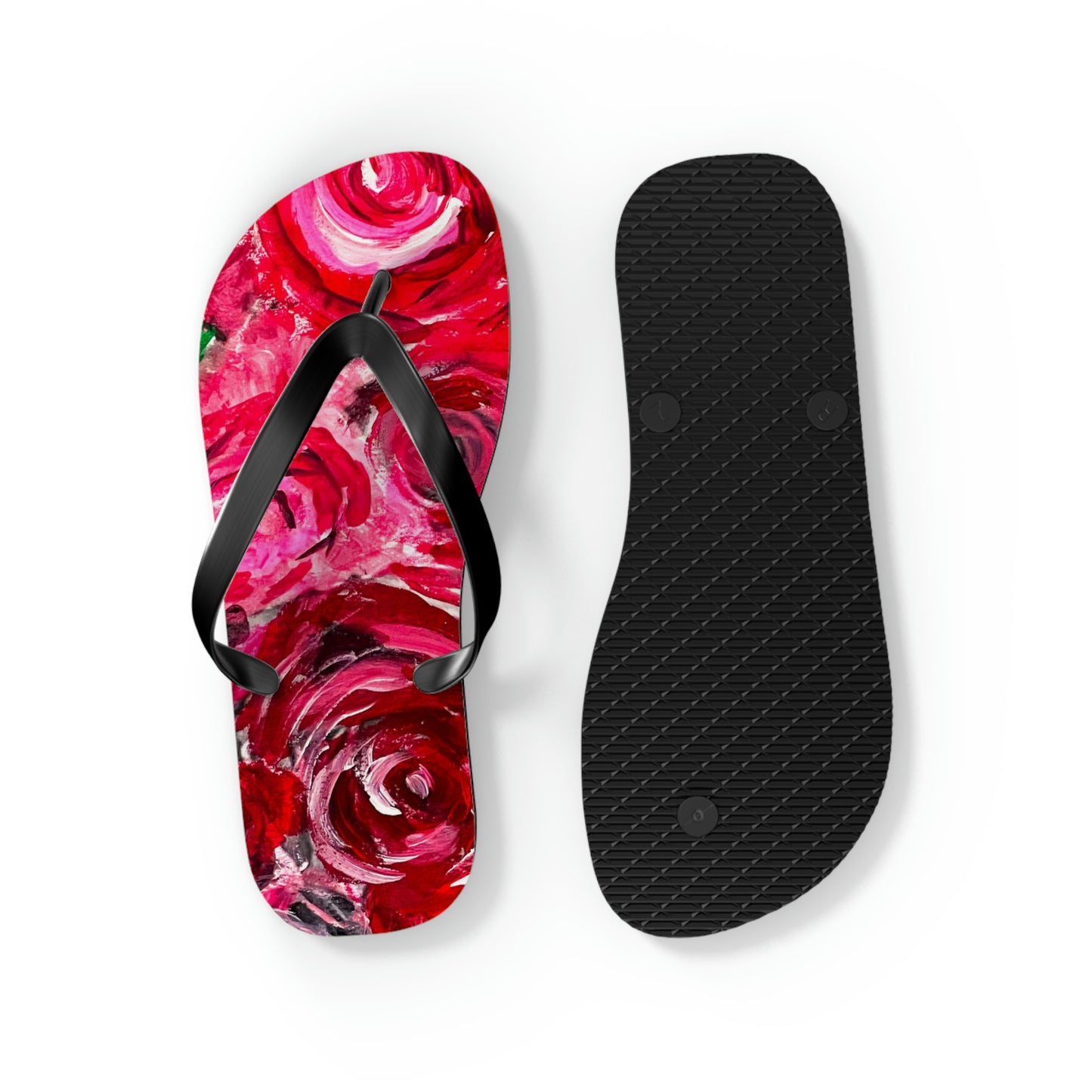 Flip Flops - Roses