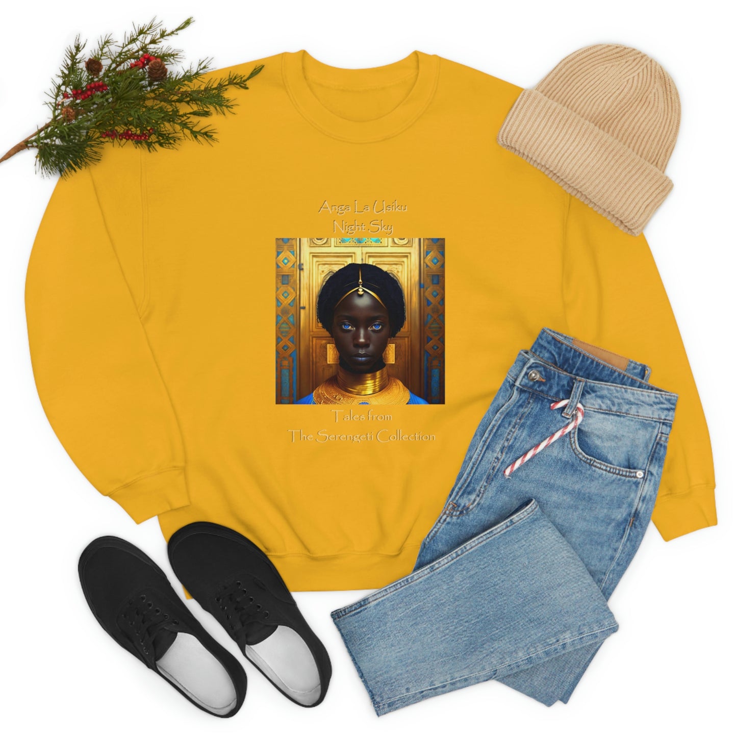 Unisex Heavy Blend™ Crewneck Sweatshirt - Tales from the Serengeti