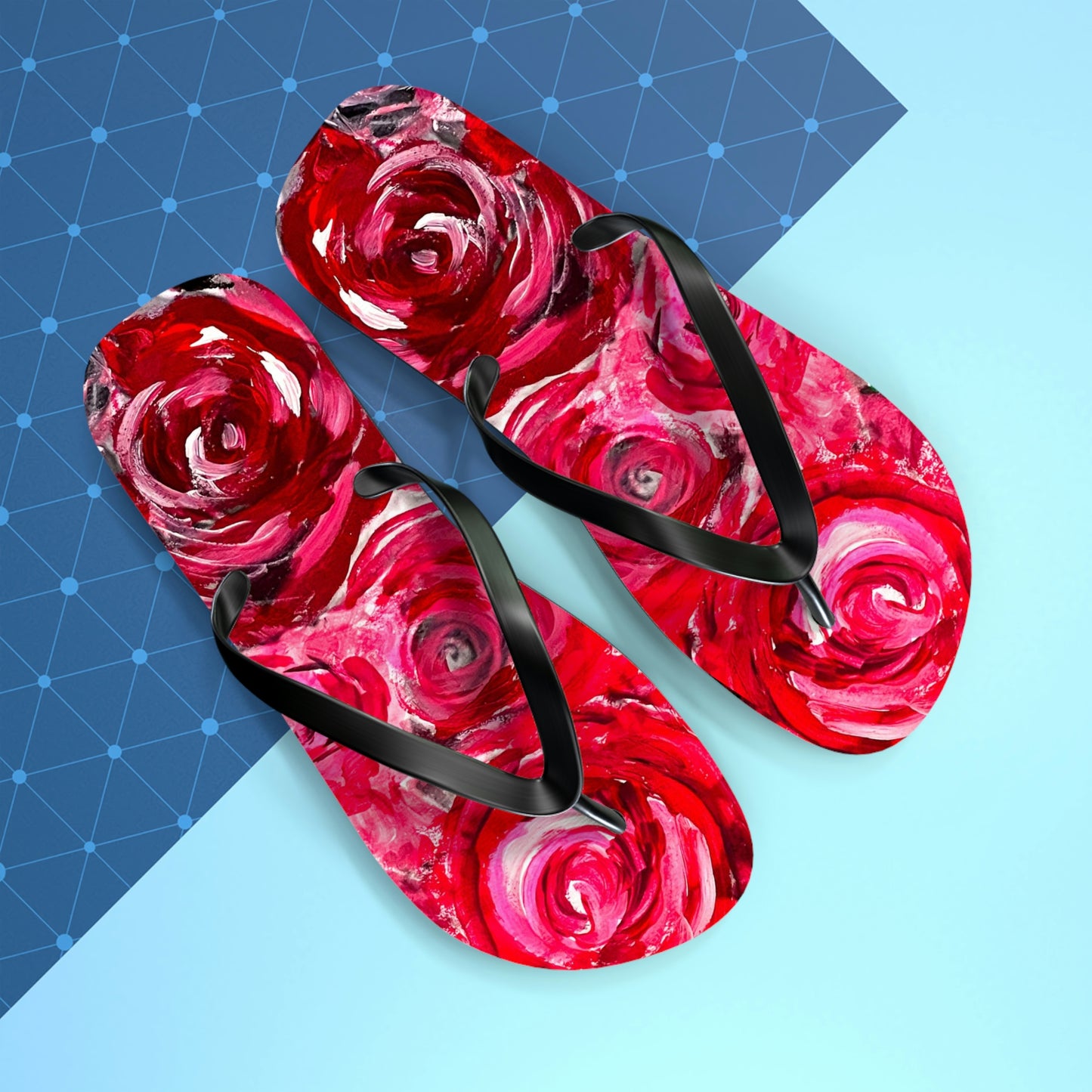 Flip Flops - Roses