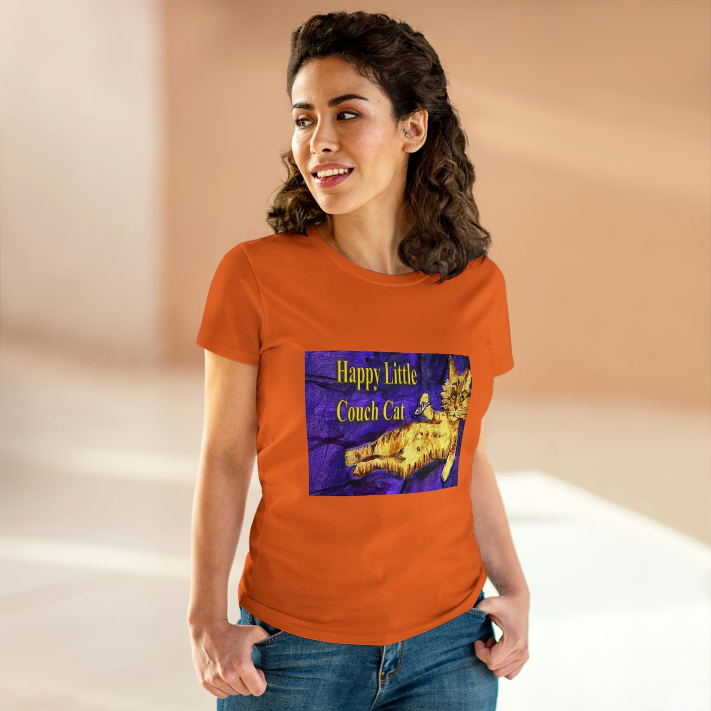 Women's Midweight Cotton Tee - Peter the Great is Overweight