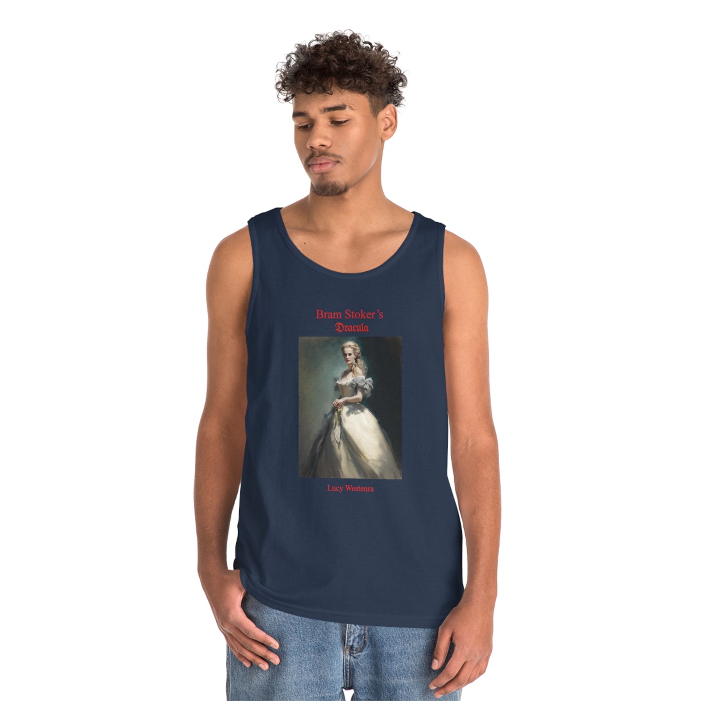 Unisex Heavy Cotton Tank Top -Dracula